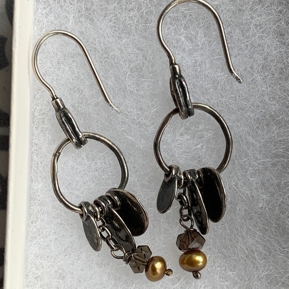 SILPADA 925 Silver, Pearl & Smoky Quartz E… - Picture 6 of 6